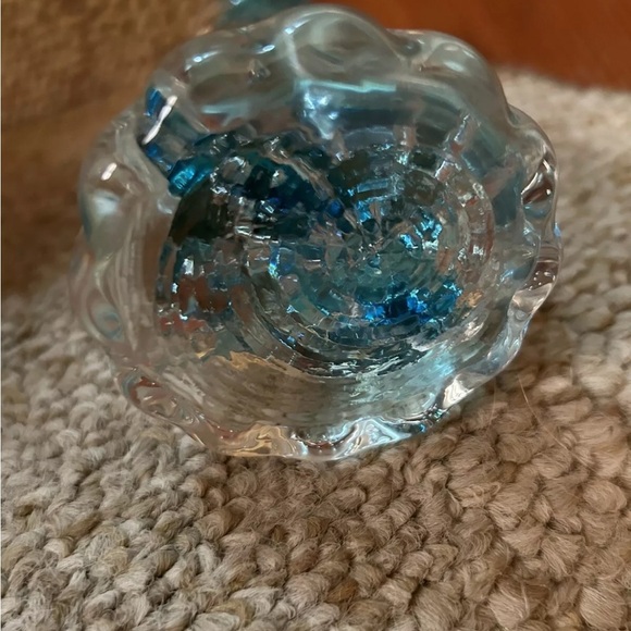 Vintage Elegant Murano Glass Cat Figurine - Blue - Picture 12 of 15